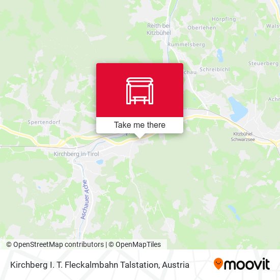 Kirchberg I. T. Fleckalmbahn Talstation map