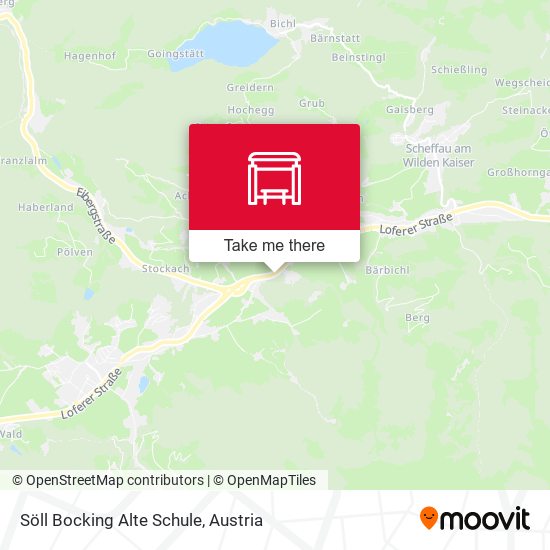 Söll Bocking Alte Schule map