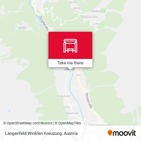 Längenfeld Winklen Kreuzung map
