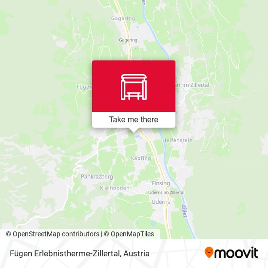 Fügen Erlebnistherme-Zillertal map