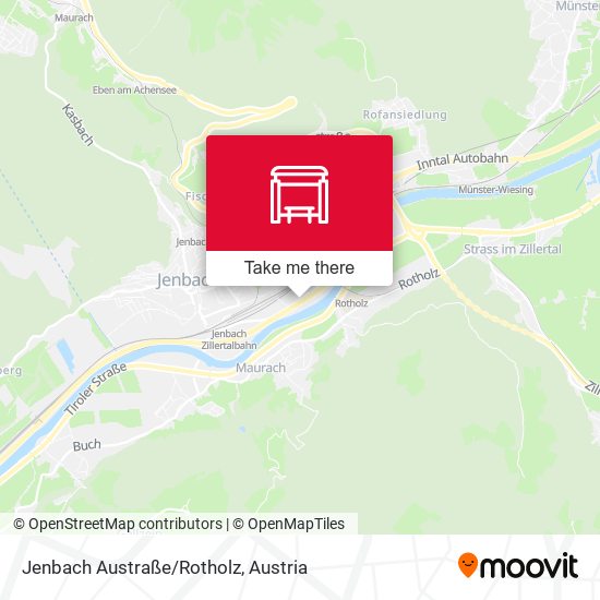 Jenbach Austraße/Rotholz map