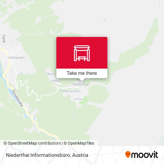 Niederthai Informationsbüro map