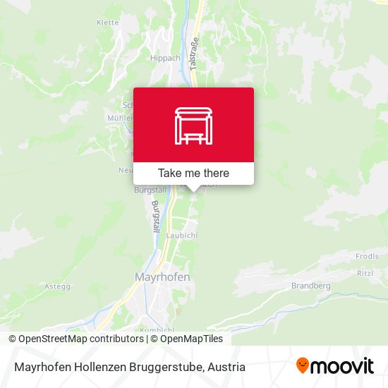 Mayrhofen Hollenzen Bruggerstube map