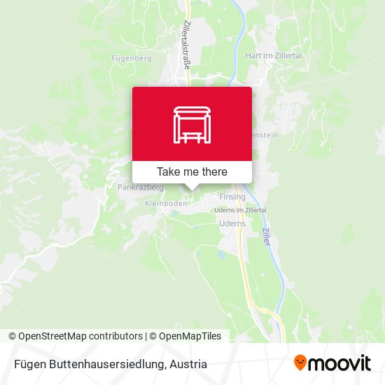 Fügen Buttenhausersiedlung map