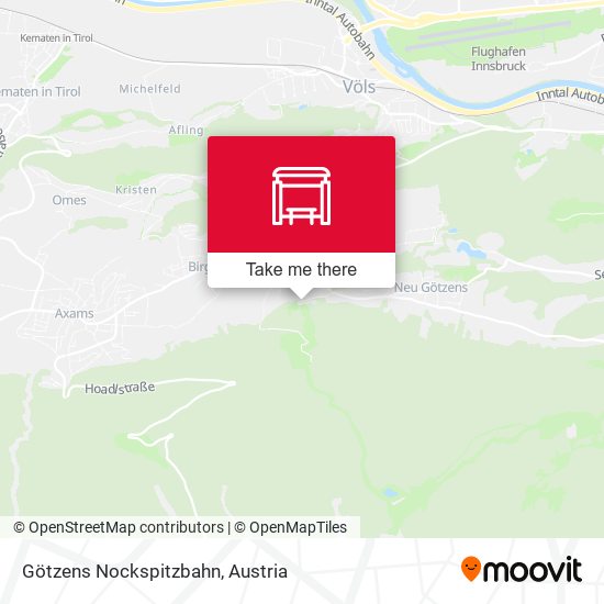 Götzens Nockspitzbahn map