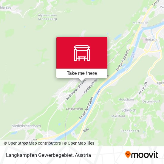 Langkampfen Gewerbegebiet map