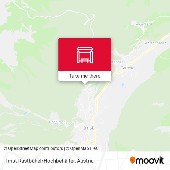 Imst Rastbühel/Hochbehälter map