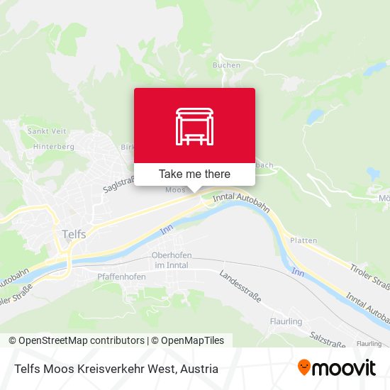 Telfs Moos Kreisverkehr West map