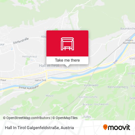 Hall In Tirol Galgenfeldstraße map