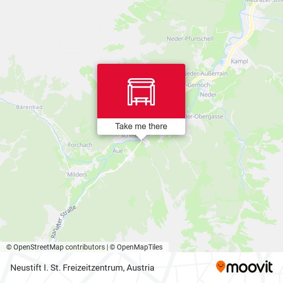 Neustift I. St. Freizeitzentrum map