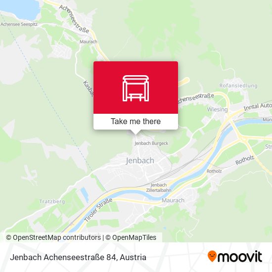 Jenbach Achenseestraße 84 map