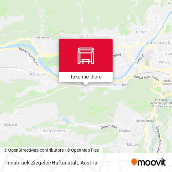 Innsbruck Ziegelei/Haftanstalt map