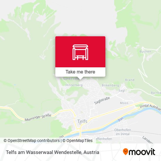 Telfs am Wasserwaal Wendestelle map