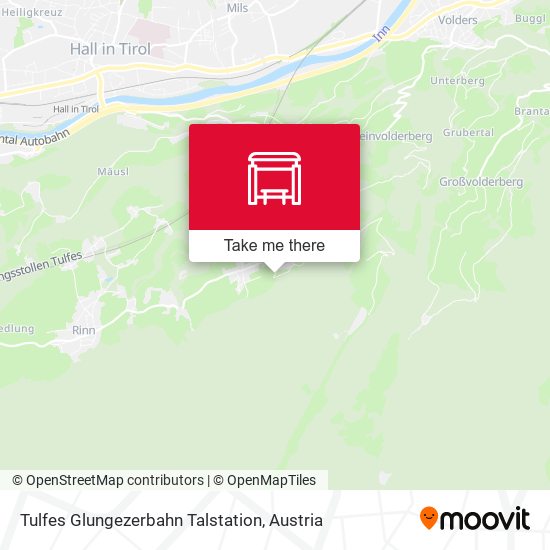 Tulfes Glungezerbahn Talstation map