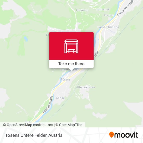 Tösens Untere Felder map