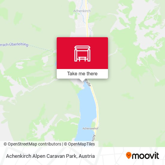 Achenkirch Alpen Caravan Park map