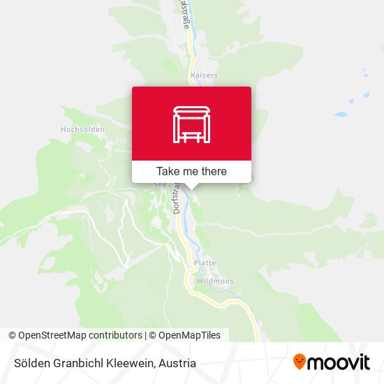 Sölden Granbichl Kleewein map