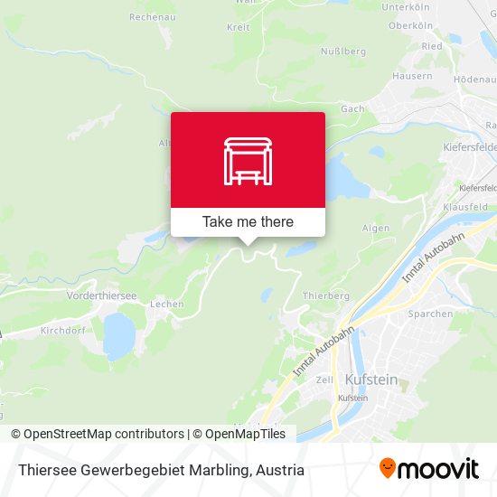 Thiersee Gewerbegebiet Marbling map