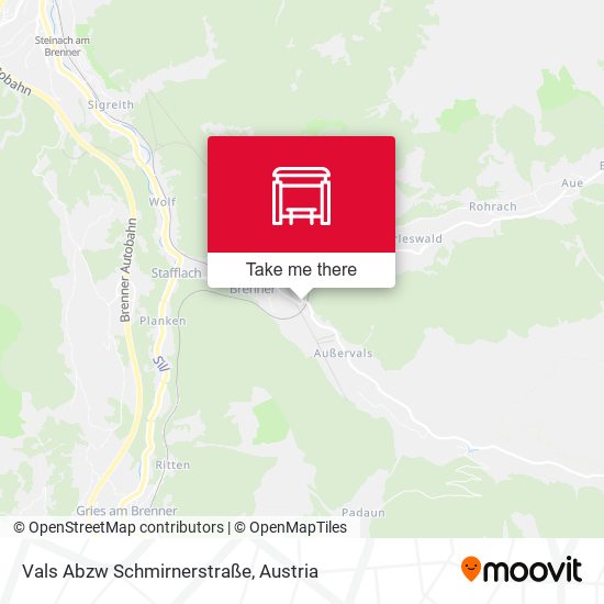Vals Abzw Schmirnerstraße map