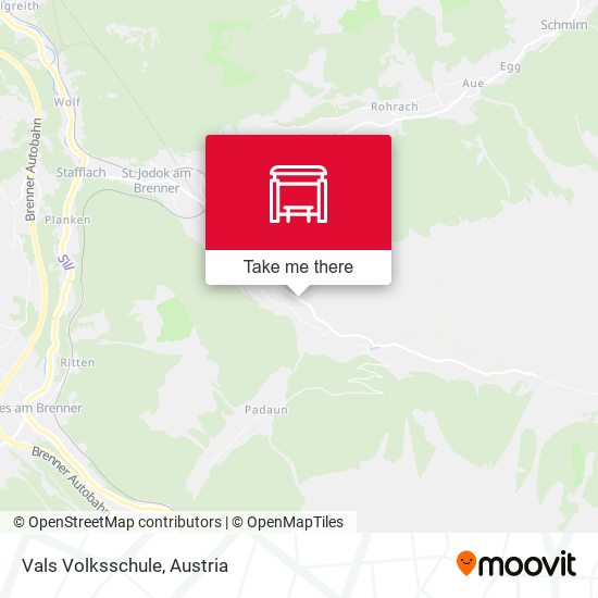 Vals Volksschule map