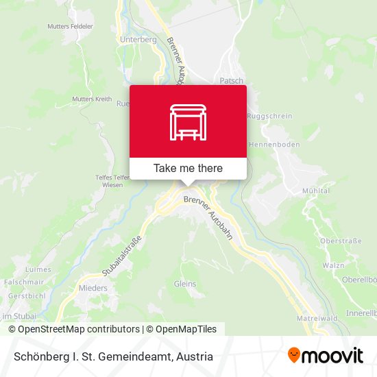 Schönberg I. St. Gemeindeamt map