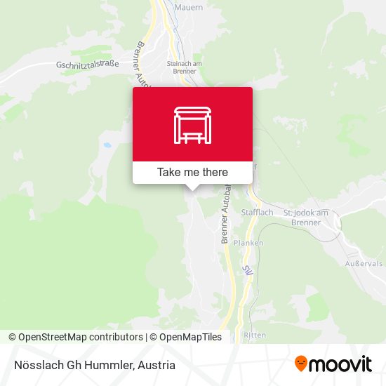 Nösslach Gh Hummler map