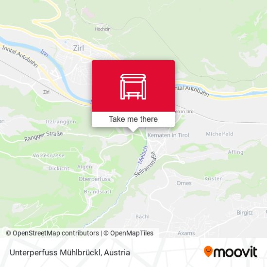 Unterperfuss Mühlbrückl map