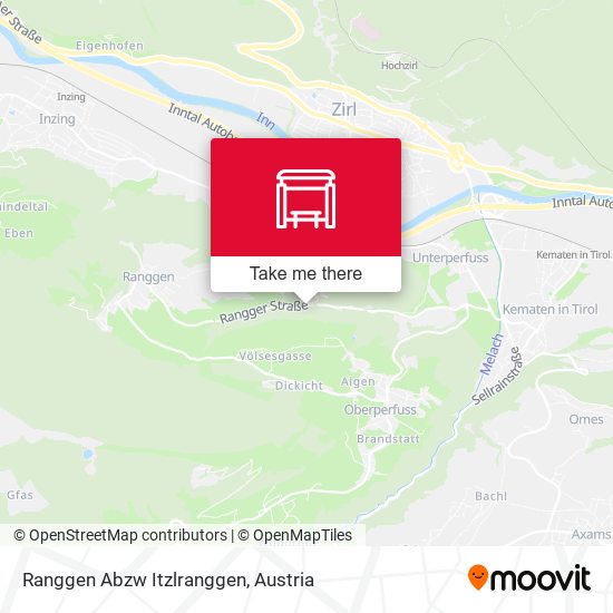 Ranggen Abzw Itzlranggen map
