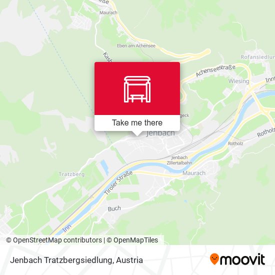 Jenbach Tratzbergsiedlung map
