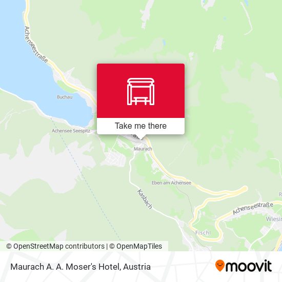 Maurach A. A. Moser's Hotel map