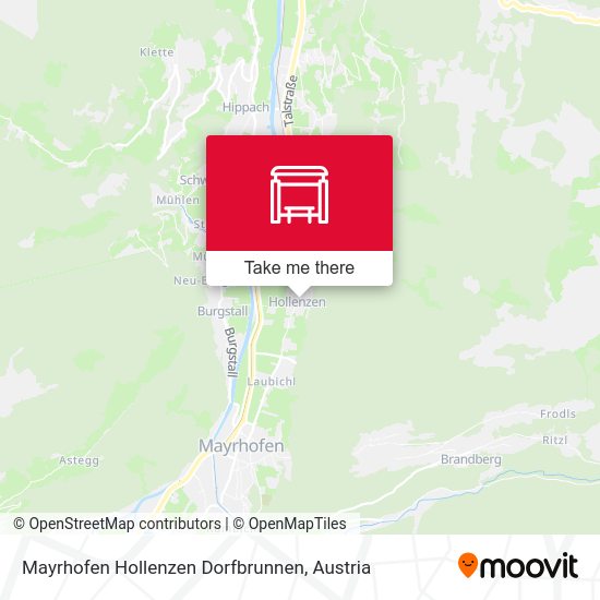 Mayrhofen Hollenzen Dorfbrunnen map