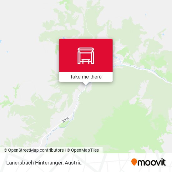 Lanersbach Hinteranger map