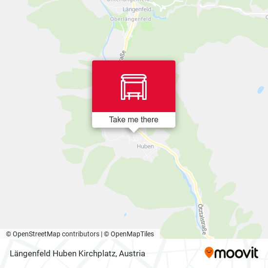 Längenfeld Huben Kirchplatz map