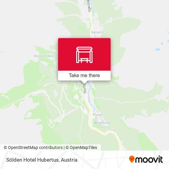 Sölden Hotel Hubertus map