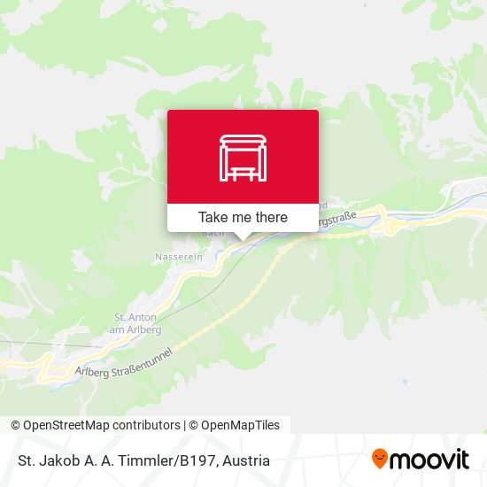 St. Jakob A. A. Timmler/B197 map