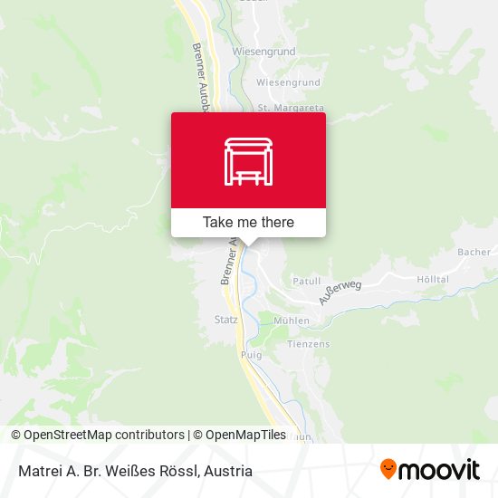 Matrei A. Br. Weißes Rössl map
