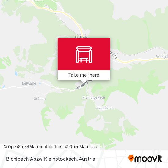 Bichlbach Abzw Kleinstockach map