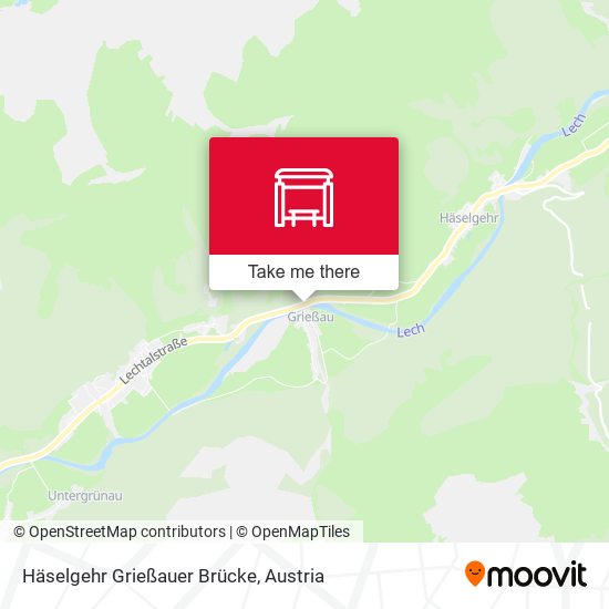 Häselgehr Grießauer Brücke map