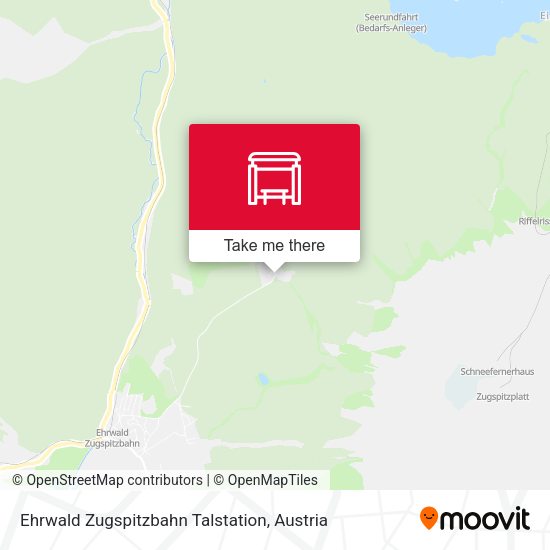 Ehrwald Zugspitzbahn Talstation map