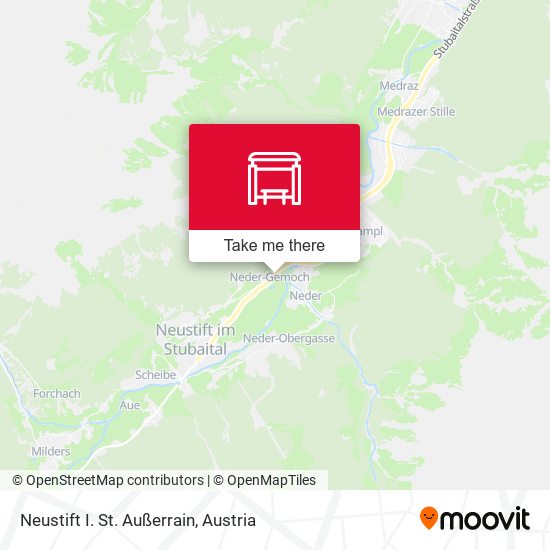 Neustift I. St. Außerrain map