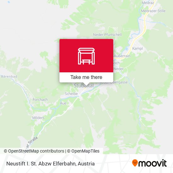 Neustift I. St. Abzw Elferbahn map