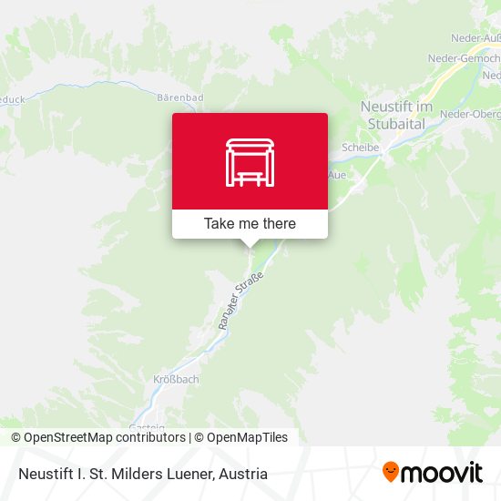 Neustift I. St. Milders Luener map