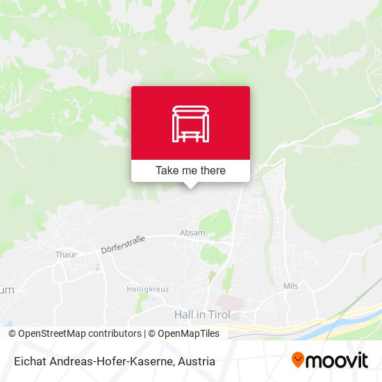 Eichat Andreas-Hofer-Kaserne map