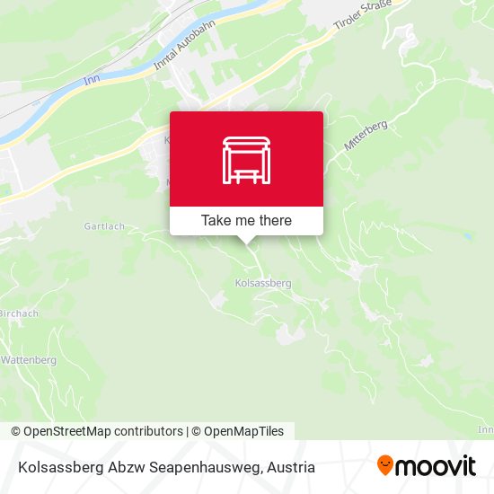 Kolsassberg Abzw Seapenhausweg map