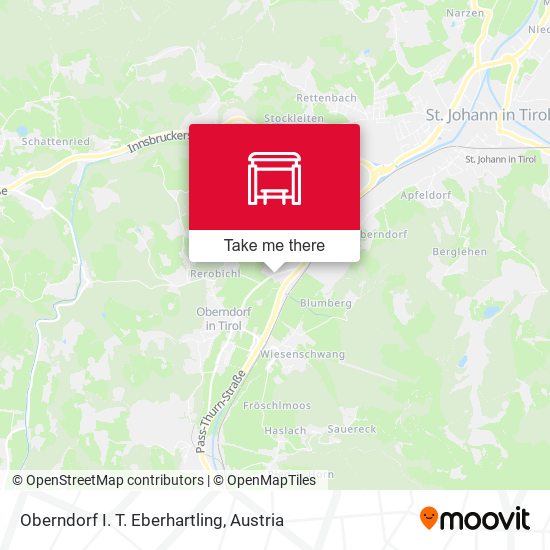 Oberndorf I. T. Eberhartling map