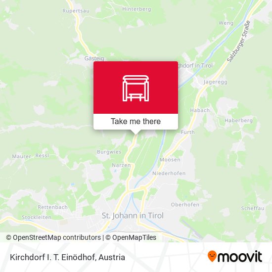 Kirchdorf I. T. Einödhof map