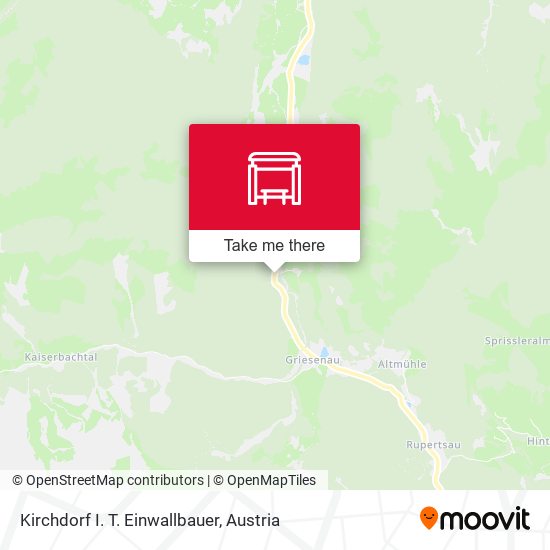Kirchdorf I. T. Einwallbauer map