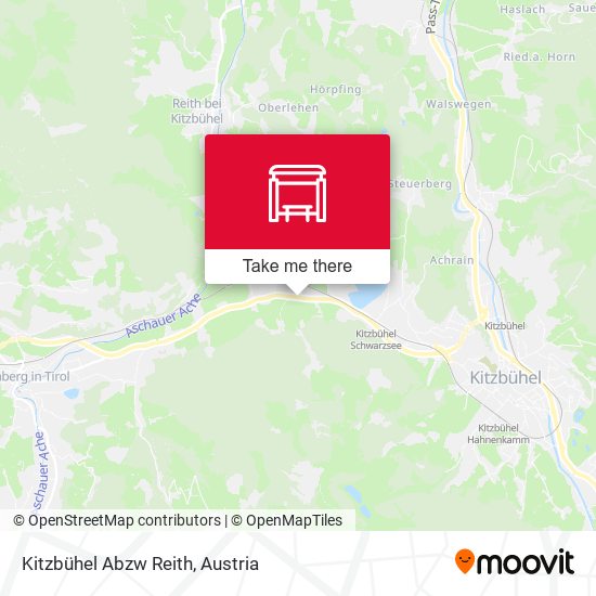 Kitzbühel Abzw Reith map
