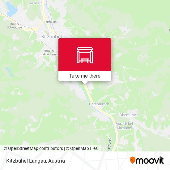 Kitzbühel Langau map