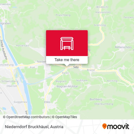 Niederndorf Bruckhäusl map